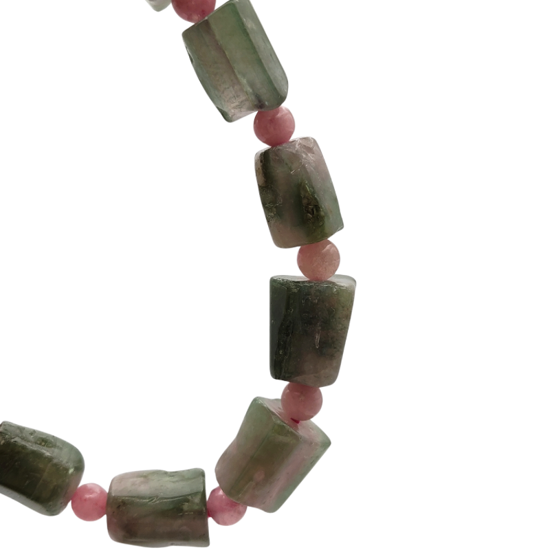 Watermelon Tourmaline Bracelet